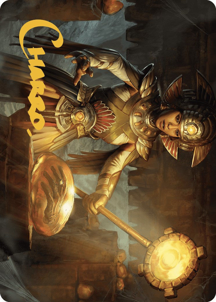 Curator of Sun's Creation Art Card (Gold-Stamped Signature) [The Lost Caverns of Ixalan Art Series] | Jack's On Queen