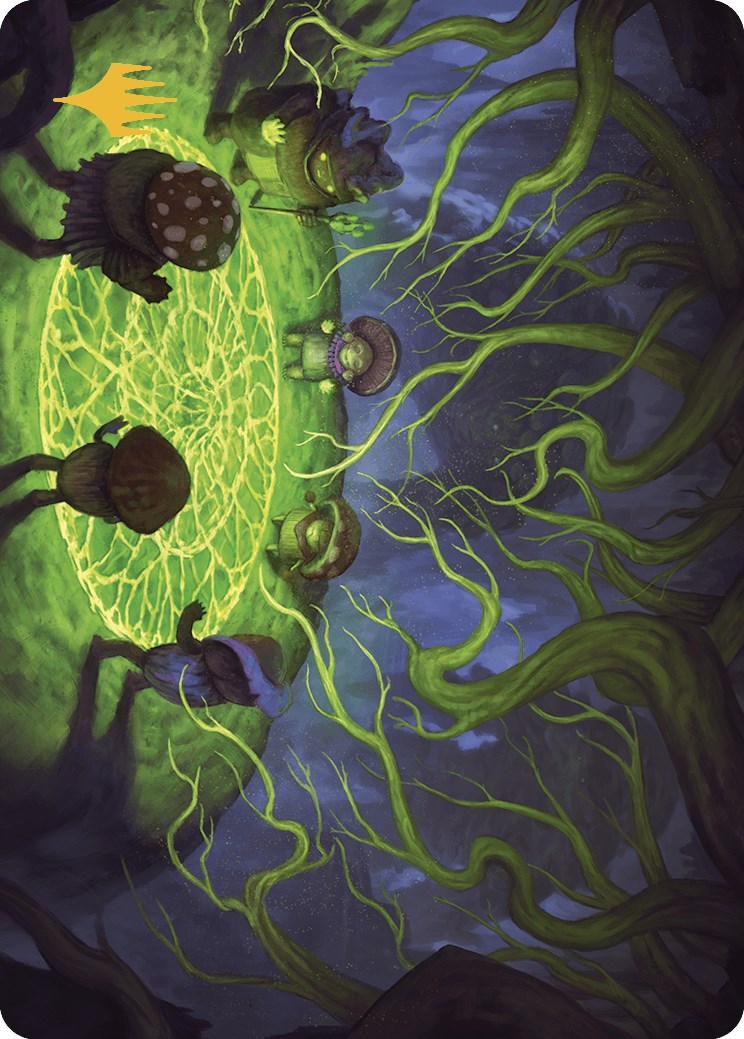 Growing Rites of Itlimoc Art Card (Gold-Stamped Planeswalker Symbol) [The Lost Caverns of Ixalan Art Series] | Jack's On Queen
