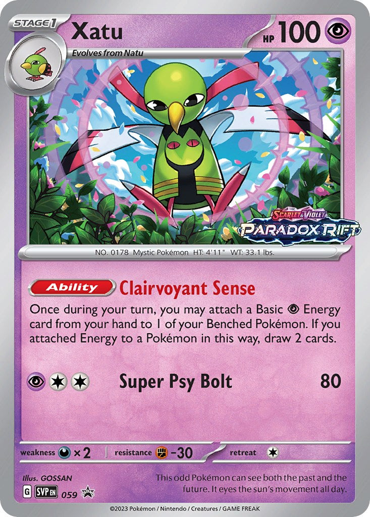 Xatu (059) [Scarlet & Violet: Black Star Promos] | Jack's On Queen