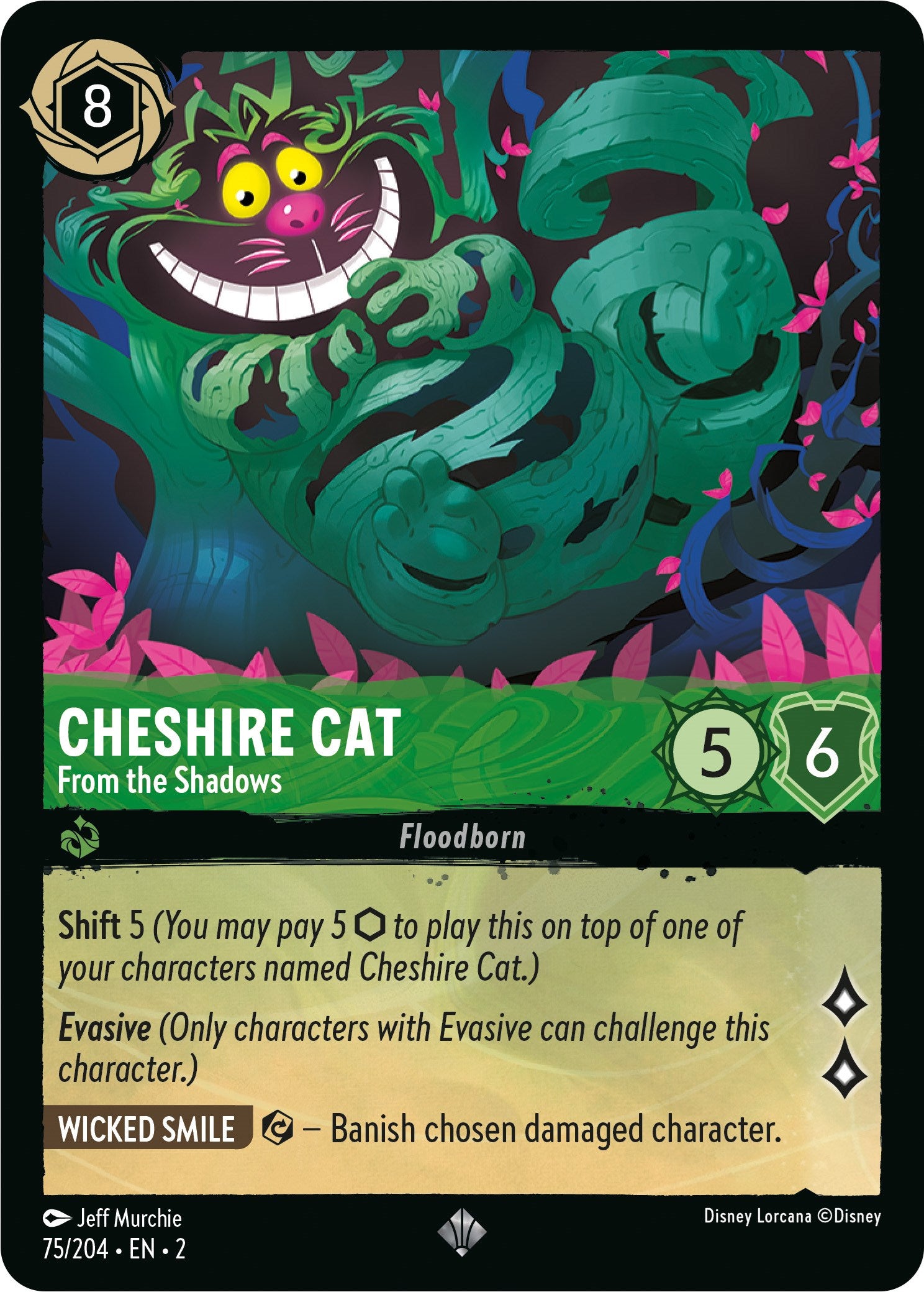 Cheshire Cat - From the Shadows (75/204) [Rise of the Floodborn] | Jack's On Queen