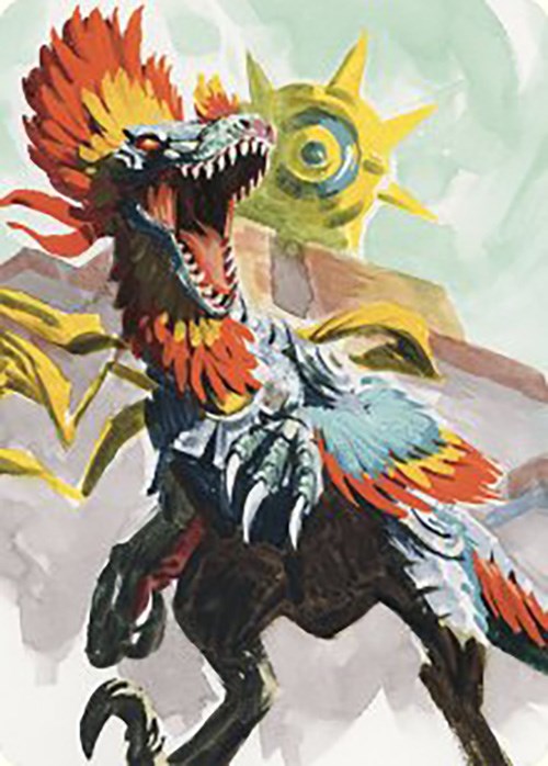 Pantlaza, Sun-Favored Art Card [The Lost Caverns of Ixalan Art Series] | Jack's On Queen