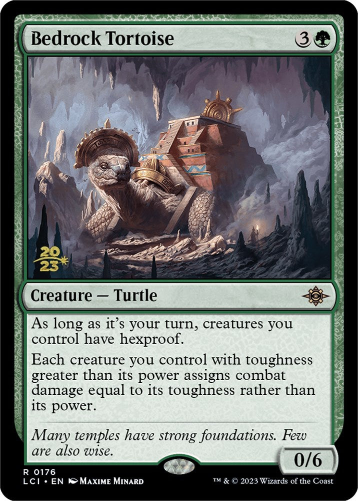 Bedrock Tortoise [The Lost Caverns of Ixalan Prerelease Cards] | Jack's On Queen