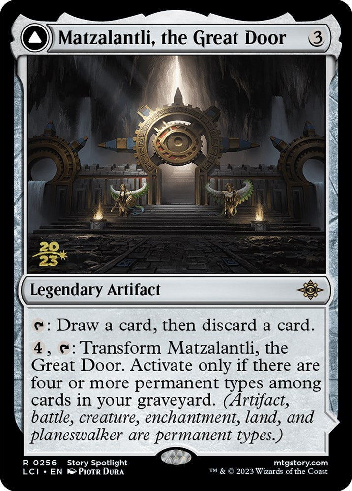 Matzalantli, the Great Door // The Core [The Lost Caverns of Ixalan Prerelease Cards] | Jack's On Queen