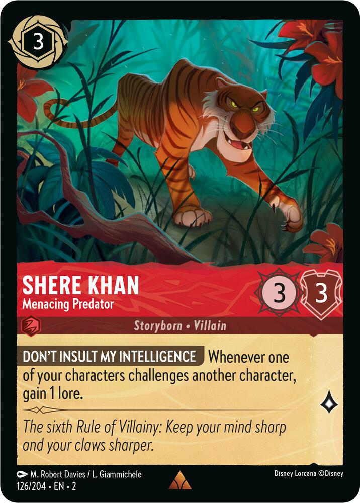 Shere Khan - Menacing Predator (126/204) [Rise of the Floodborn] | Jack's On Queen