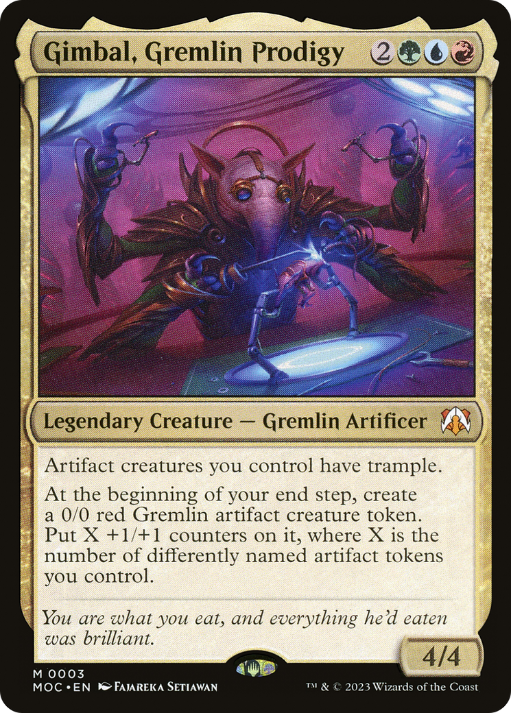 Gimbal, Gremlin Prodigy [March of the Machine Commander] | Jack's On Queen