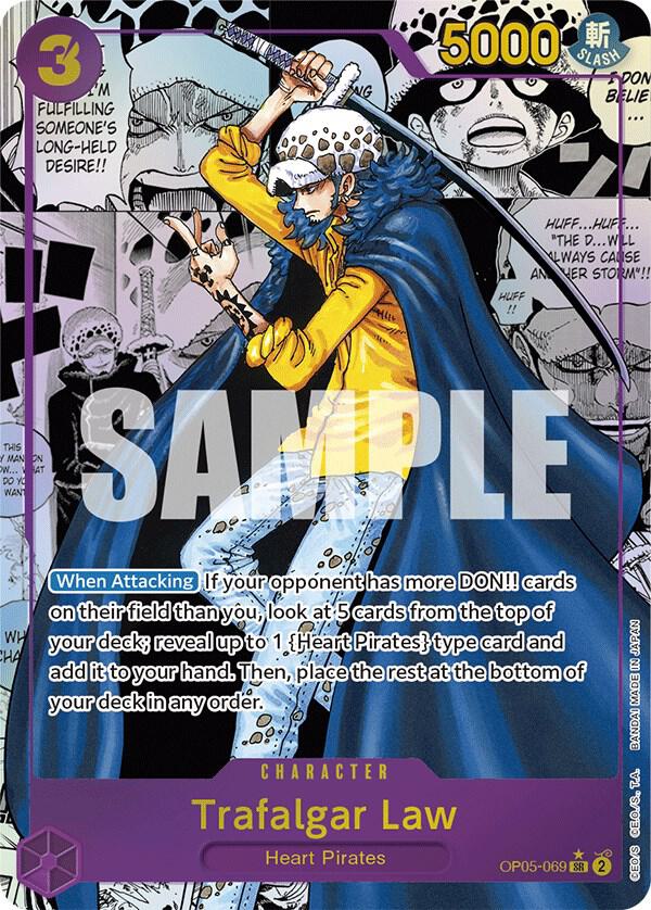 Trafalgar Law (069) (Alternate Art) (Manga) (OP05-069) [Awakening of the New Era] | Jack's On Queen