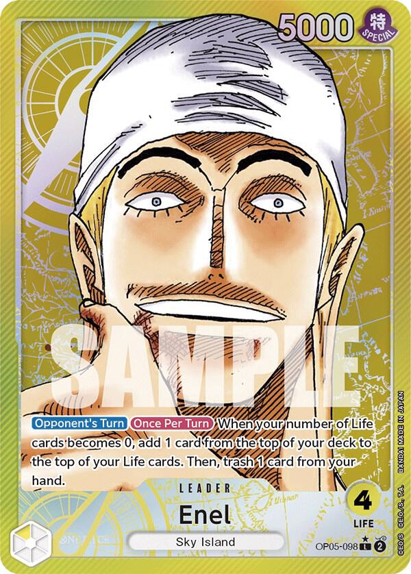 Enel (098) (Alternate Art) (OP05-098) [Awakening of the New Era] | Jack's On Queen