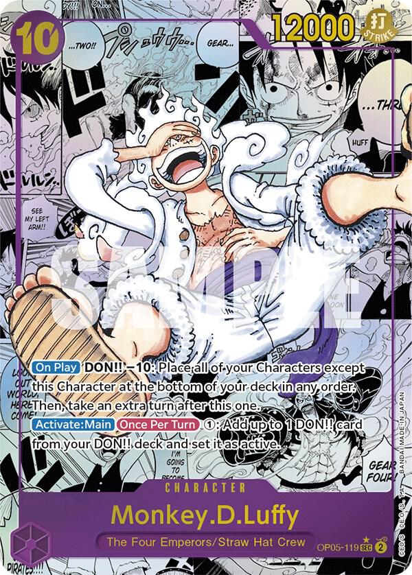 Monkey.D.Luffy (119) (Alternate Art) (Manga) (OP05-119) [Awakening of the New Era] | Jack's On Queen