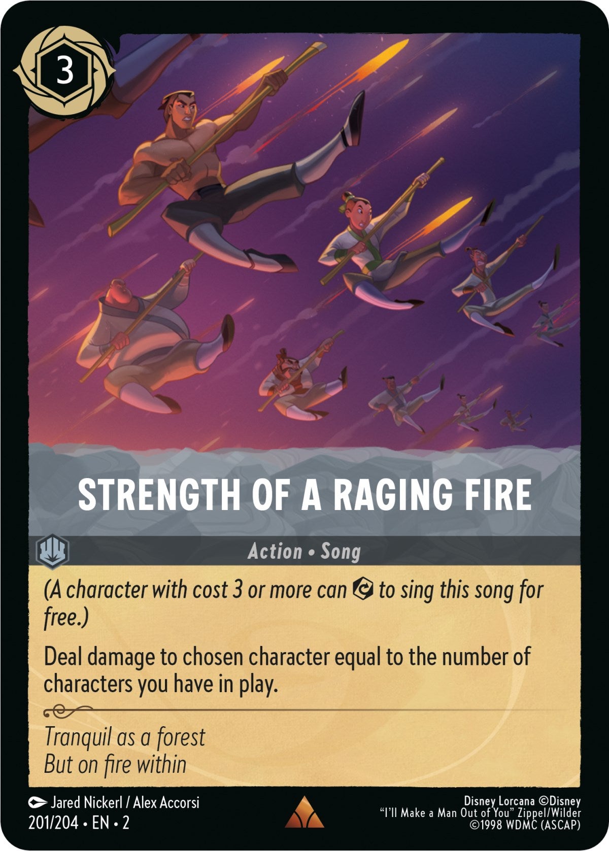 Strength of a Raging Fire (201/204) [Rise of the Floodborn] | Jack's On Queen