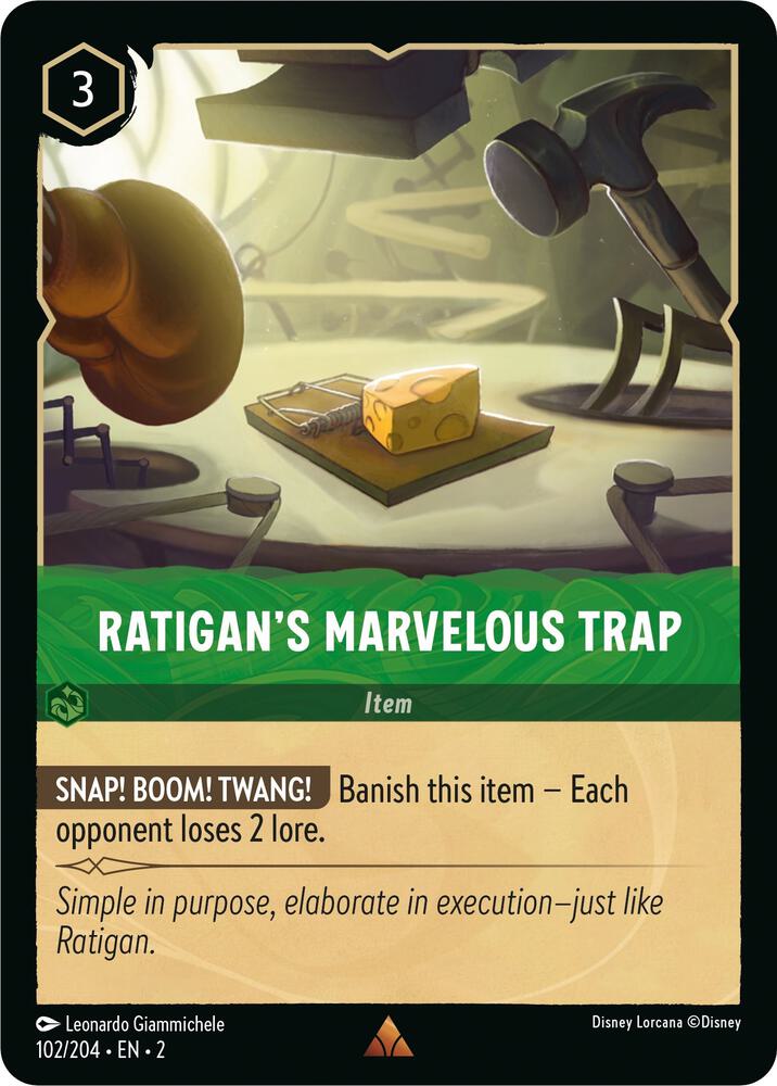 Ratigan's Marvelous Trap (102/204) [Rise of the Floodborn] | Jack's On Queen