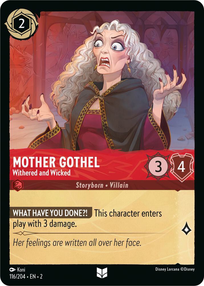 Mother Gothel - Withered and Wicked (116/204) [Rise of the Floodborn] | Jack's On Queen
