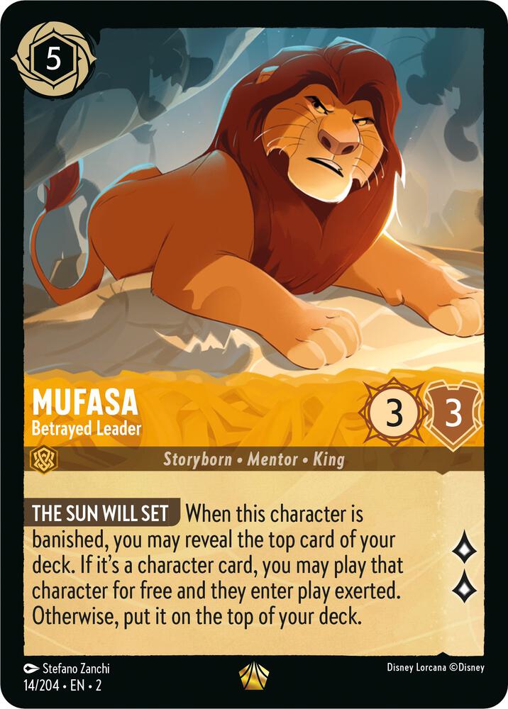 Mufasa - Betrayed Leader (14/204) [Rise of the Floodborn] | Jack's On Queen