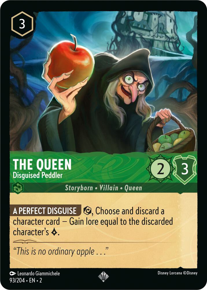 The Queen - Disguised Peddler (93/204) [Rise of the Floodborn] | Jack's On Queen