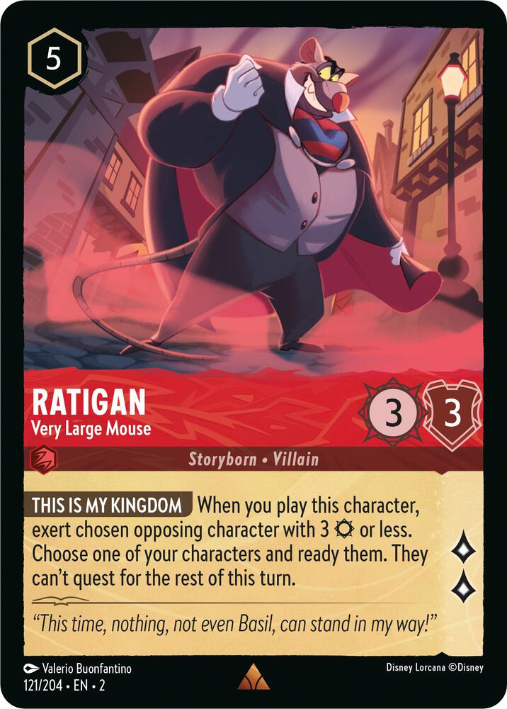 Ratigan - Very Large Mouse (121/204) [Rise of the Floodborn] | Jack's On Queen
