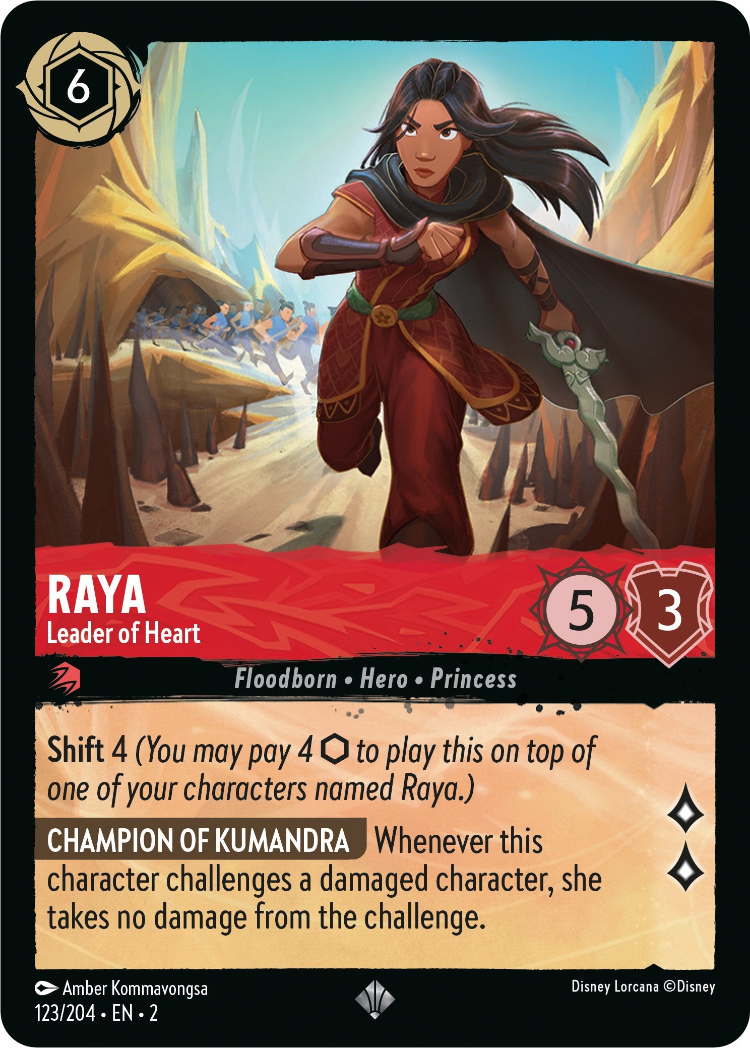 Raya - Leader of Heart (123/204) [Rise of the Floodborn] | Jack's On Queen