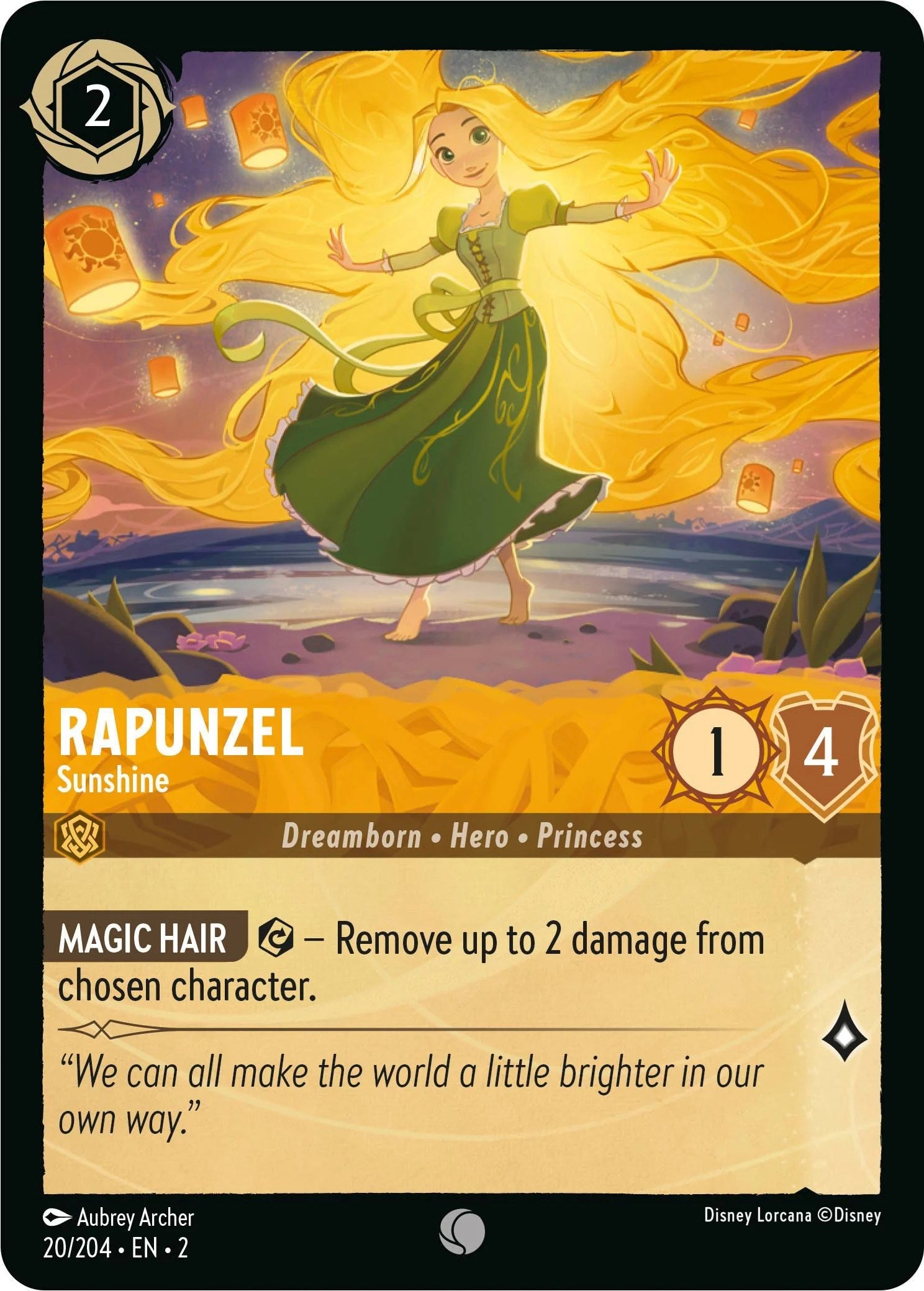 Rapunzel - Sunshine (20/204) [Rise of the Floodborn] | Jack's On Queen