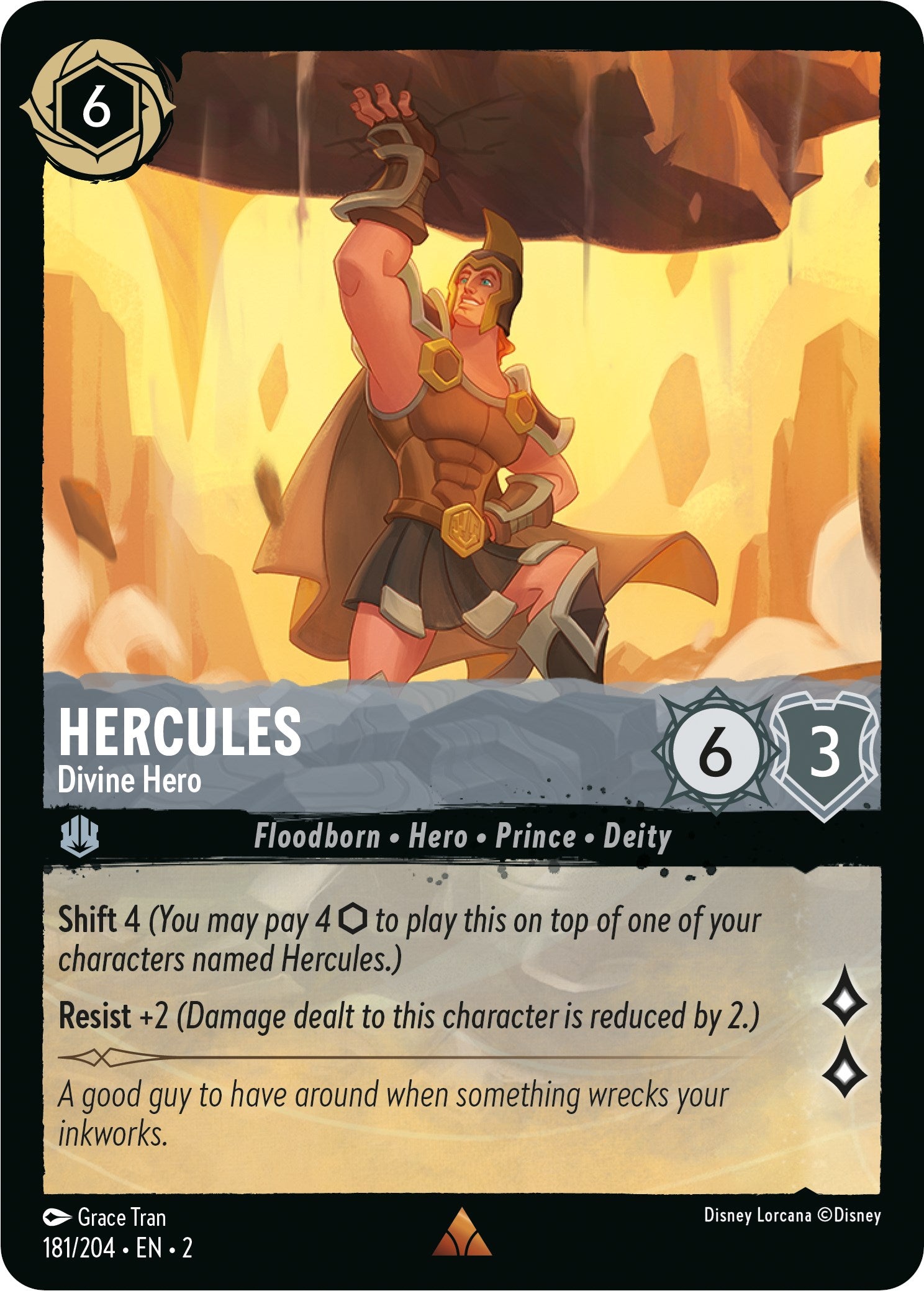 Hercules - Divine Hero (181/204) [Rise of the Floodborn] | Jack's On Queen