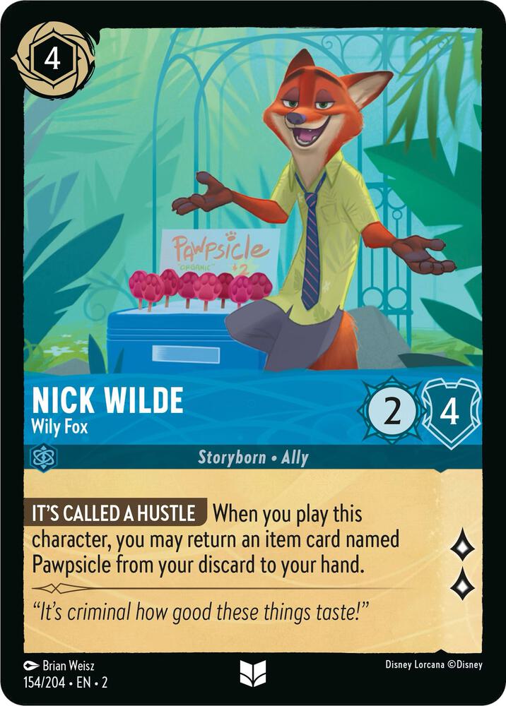 Nick Wilde - Wily Fox (154/204) [Rise of the Floodborn] | Jack's On Queen