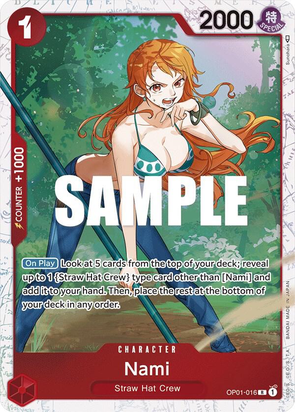 Nami - OP01-016 (Ultra Deck: The Three Captains) (OP01-016) [One Piece Promotion Cards] | Jack's On Queen