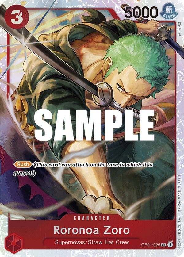 Roronoa Zoro - OP01-025 (Ultra Deck: The Three Captains) (OP01-025) [One Piece Promotion Cards] | Jack's On Queen