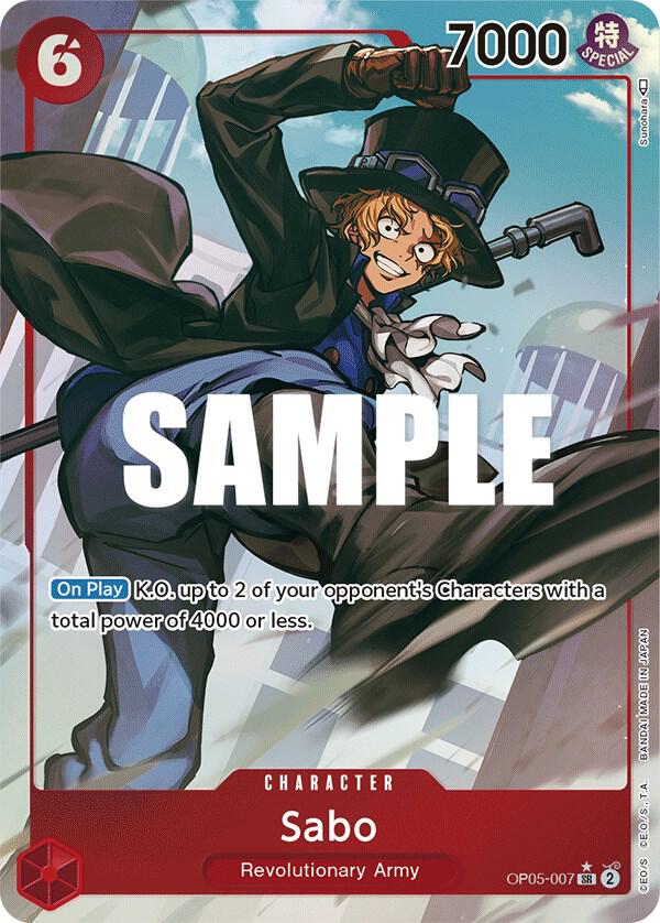 Sabo (007) (Alternate Art) (OP05-007) [Awakening of the New Era] | Jack's On Queen
