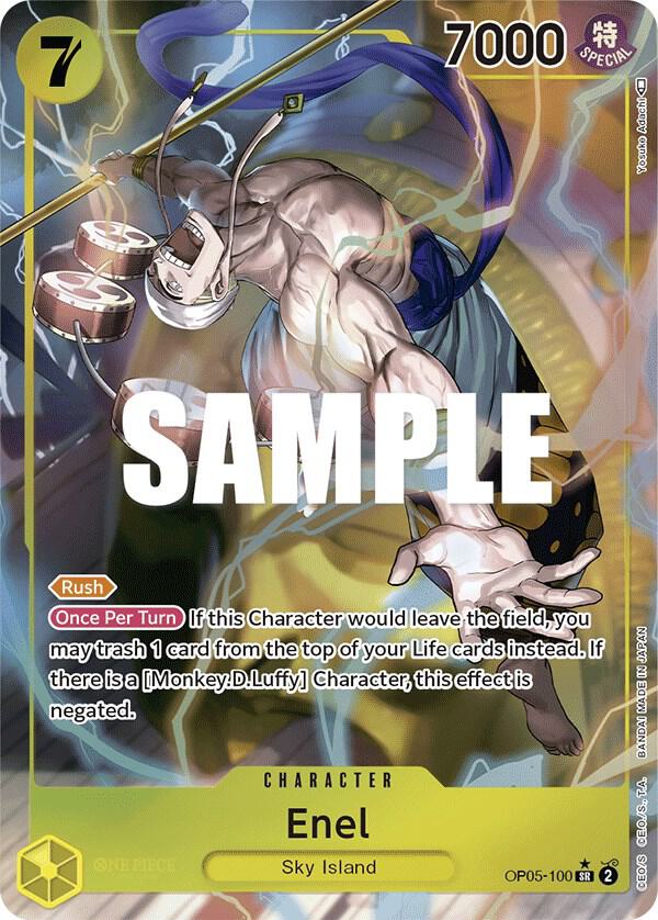 Enel (100) (Alternate Art) (OP05-100) [Awakening of the New Era] | Jack's On Queen