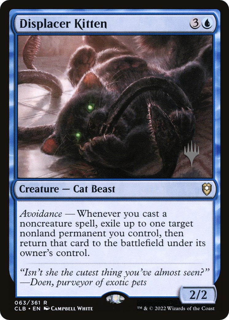 Displacer Kitten (Promo Pack) [The Lost Caverns of Ixalan Promos] | Jack's On Queen