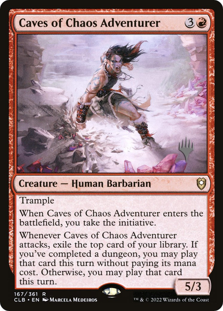 Caves of Chaos Adventurer (Promo Pack) [The Lost Caverns of Ixalan Promos] | Jack's On Queen