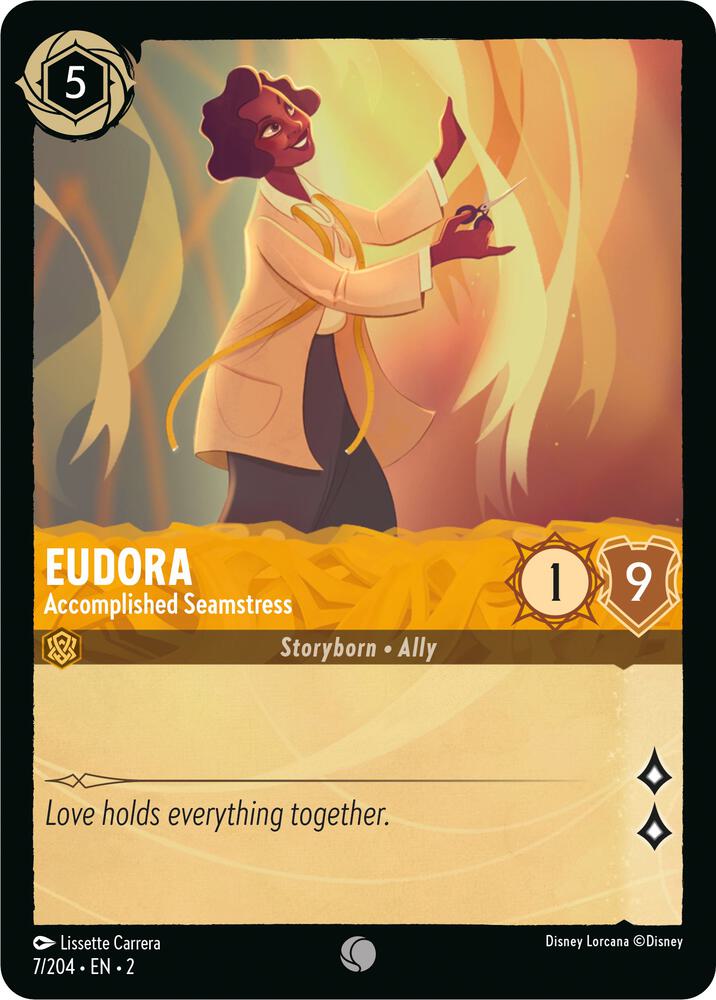 Eudora - Accomplished Seamstress (7/204) [Rise of the Floodborn] | Jack's On Queen