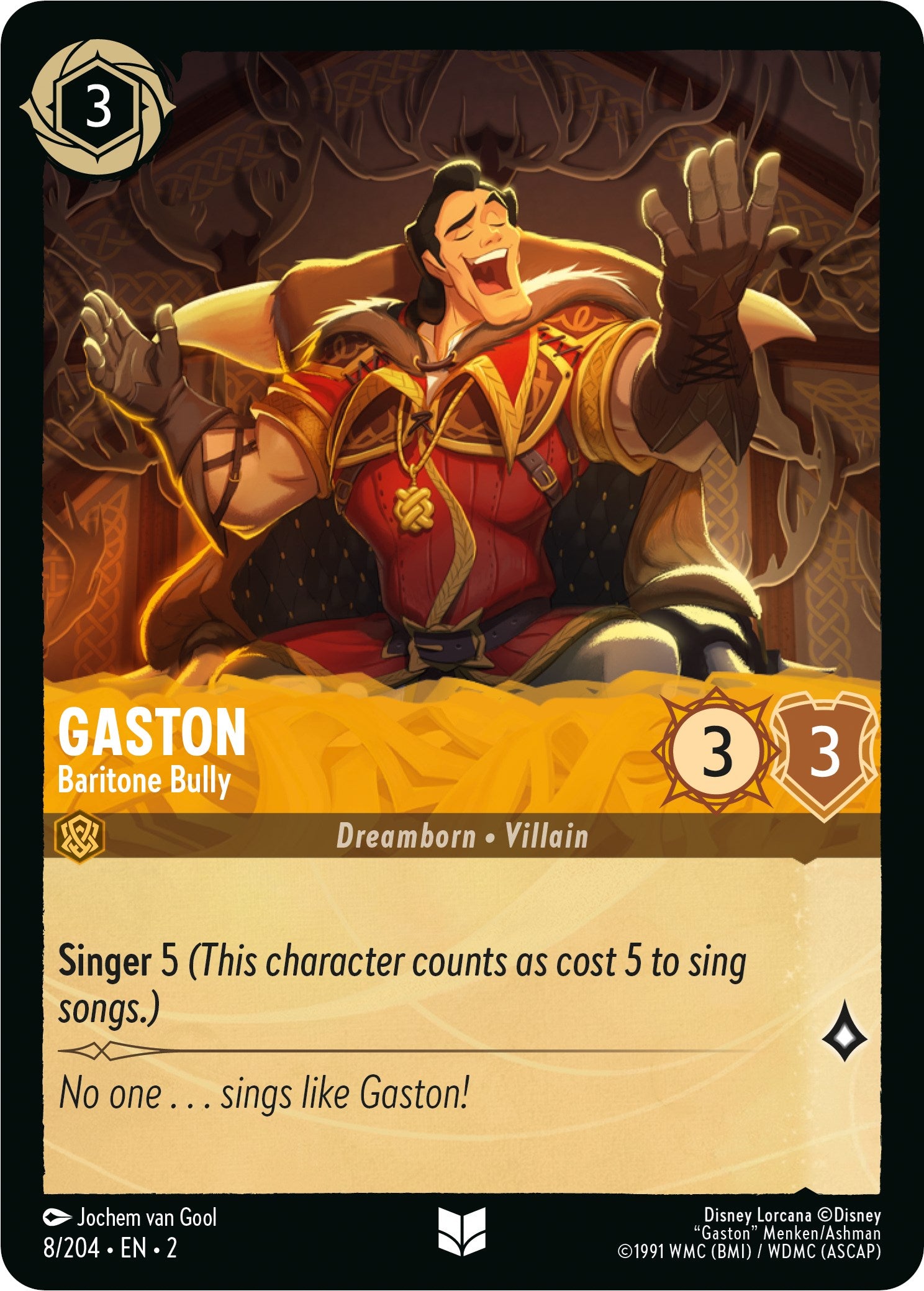 Gaston - Baritone Bully (8/204) [Rise of the Floodborn] | Jack's On Queen