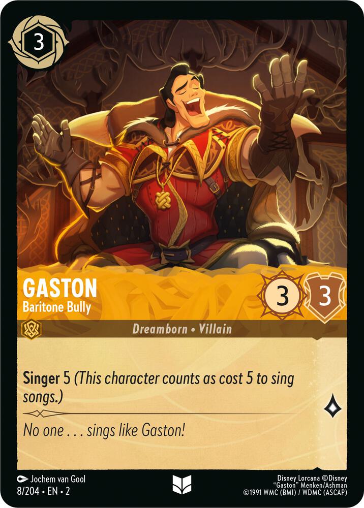 Gaston - Baritone Bully (8/204) [Rise of the Floodborn] | Jack's On Queen