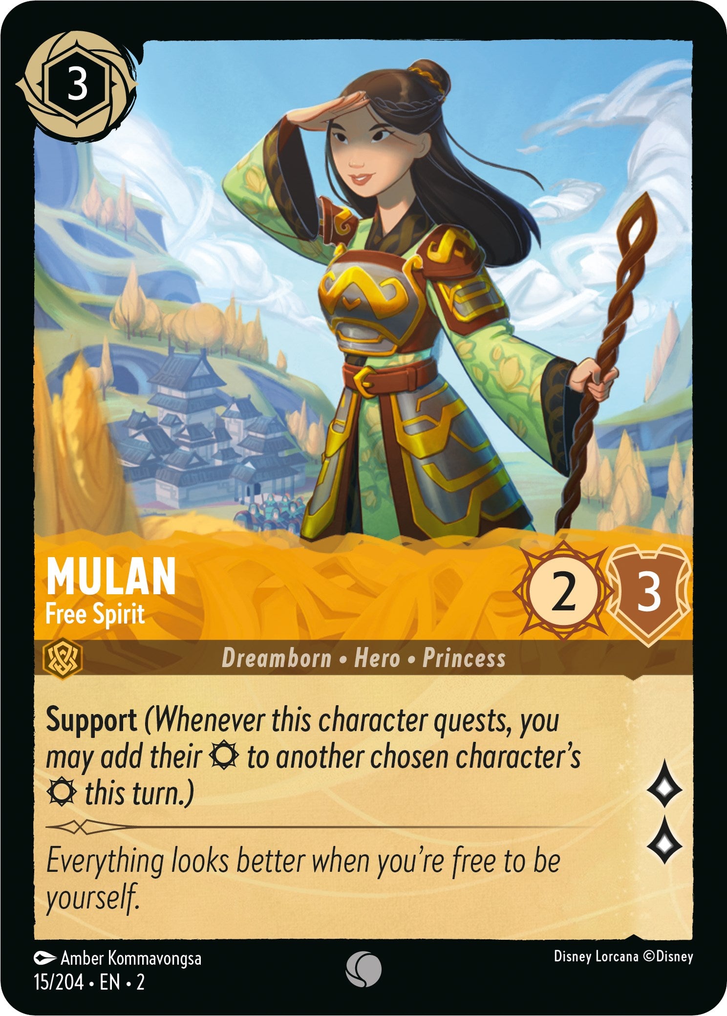 Mulan - Free Spirit (15/204) [Rise of the Floodborn] | Jack's On Queen