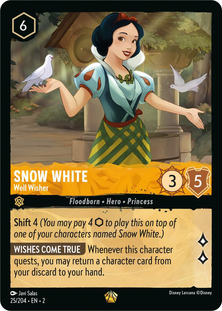 Snow White - Well Wisher (25/204) [Rise of the Floodborn] | Jack's On Queen