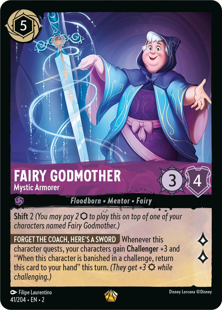 Fairy Godmother - Mystic Armorer (41/204) [Rise of the Floodborn] | Jack's On Queen