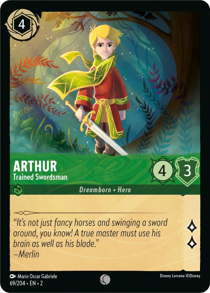 Arthur - Trained Swordsman (69/204) [Rise of the Floodborn] | Jack's On Queen