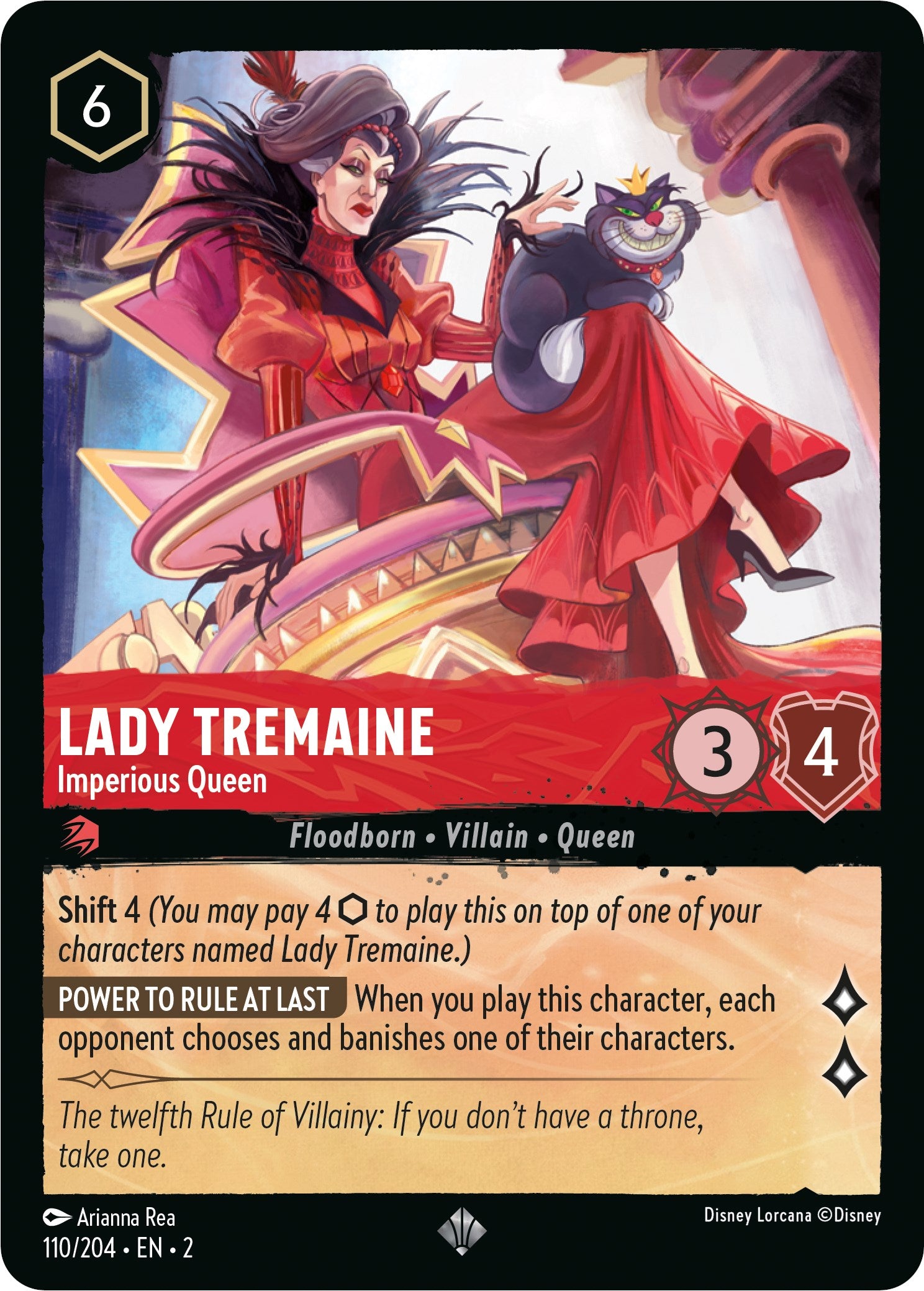 Lady Tremaine - Imperious Queen (110/204) [Rise of the Floodborn] | Jack's On Queen