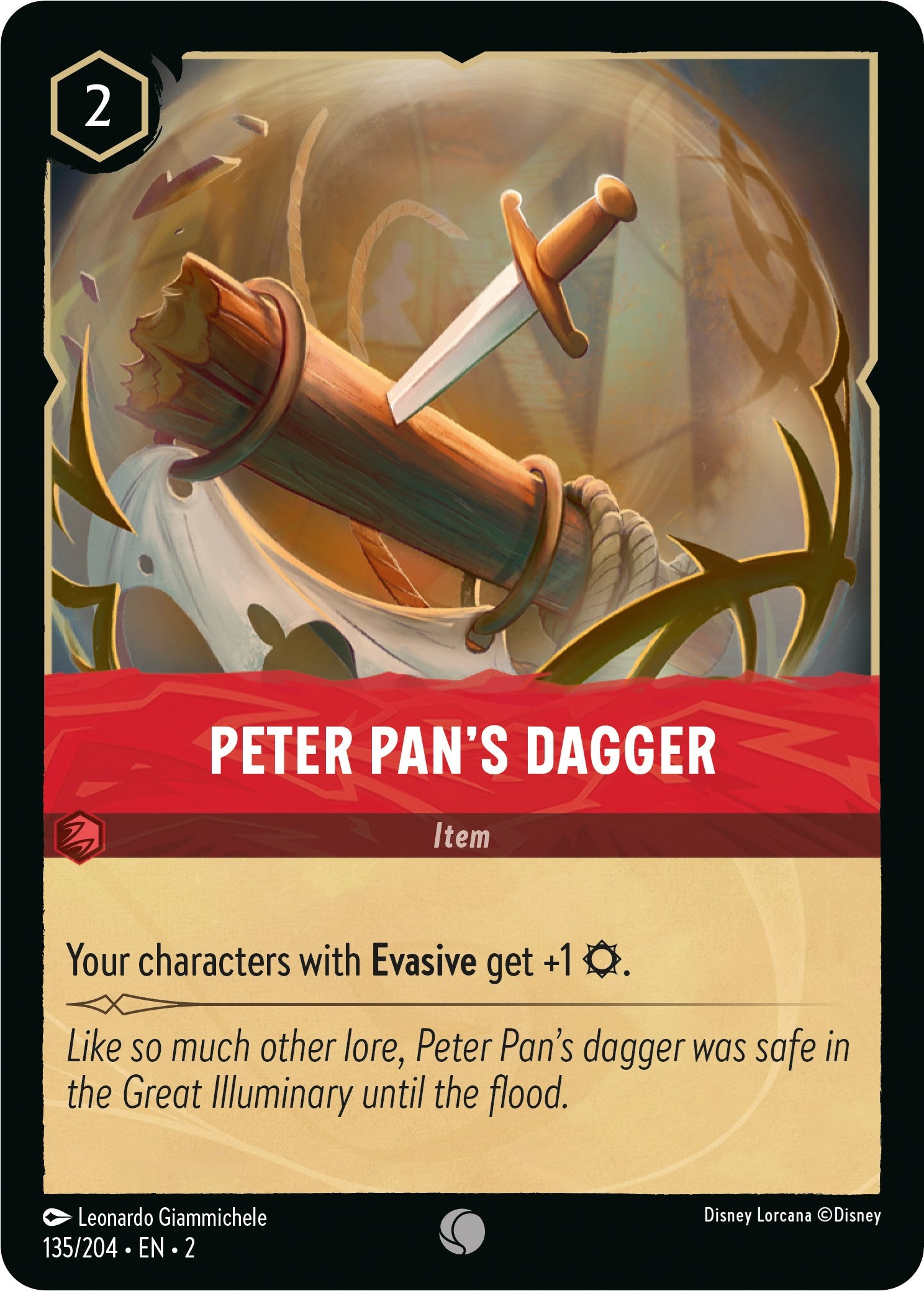 Peter Pan's Dagger (135/204) [Rise of the Floodborn] | Jack's On Queen