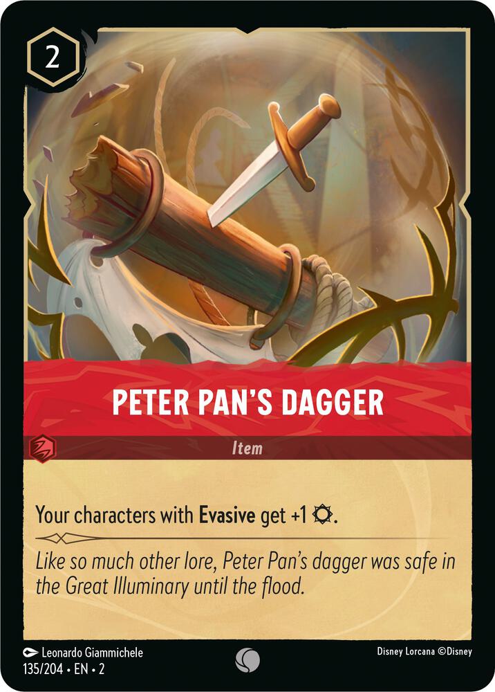 Peter Pan's Dagger (135/204) [Rise of the Floodborn] | Jack's On Queen
