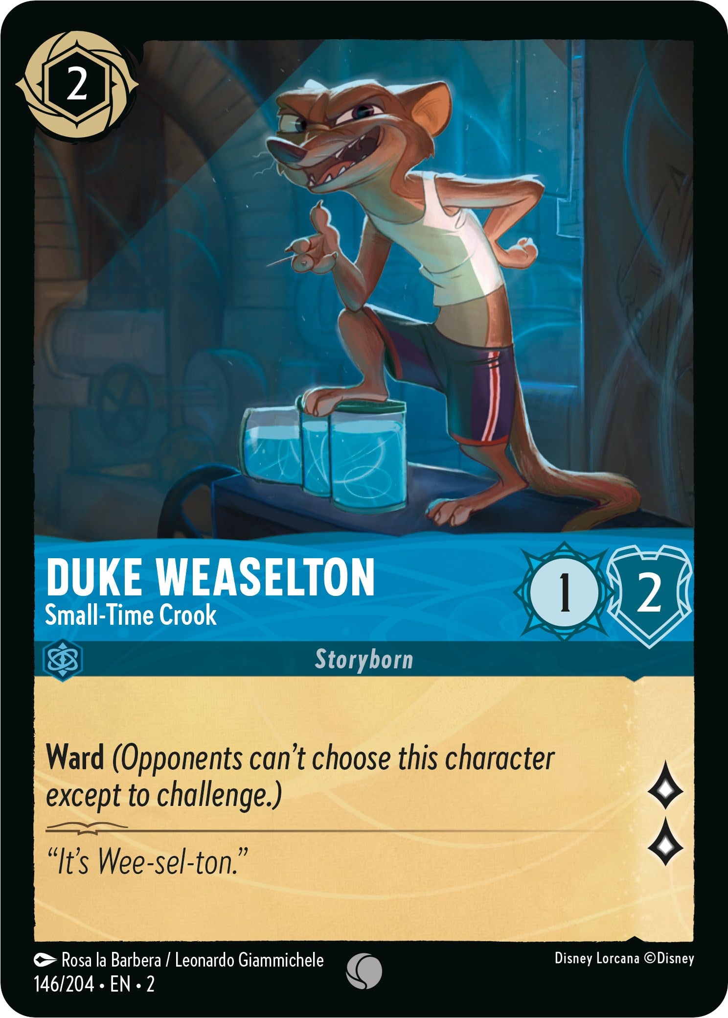 Duke Weaselton - Small-Time Crook (146/204) [Rise of the Floodborn] | Jack's On Queen