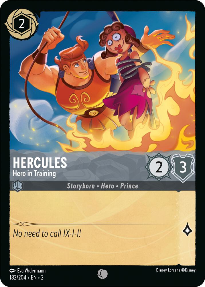 Hercules - Hero in Training (182/204) [Rise of the Floodborn] | Jack's On Queen