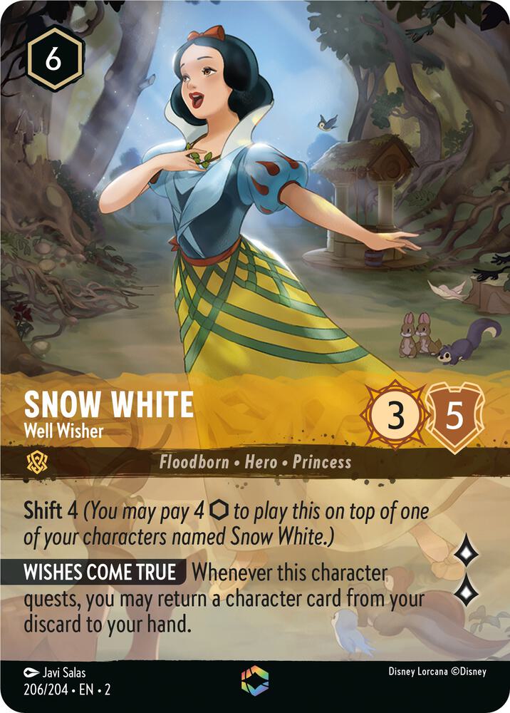 Snow White - Well Wisher (Enchanted) (206/204) [Rise of the Floodborn] | Jack's On Queen