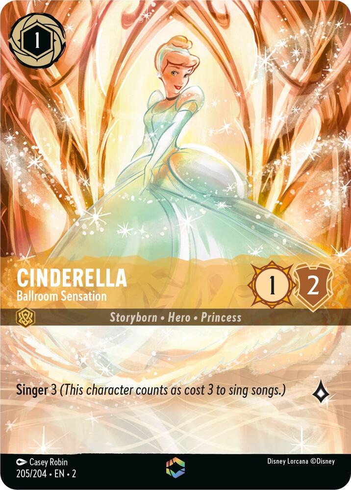 Cinderella - Ballroom Sensation (Enchanted) (205/204) [Rise of the Floodborn] | Jack's On Queen