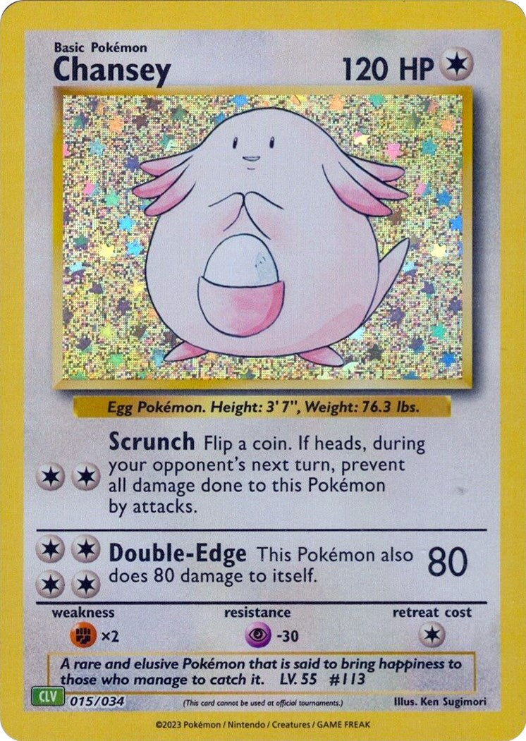 Chansey [Trading Card Game Classic] | Jack's On Queen