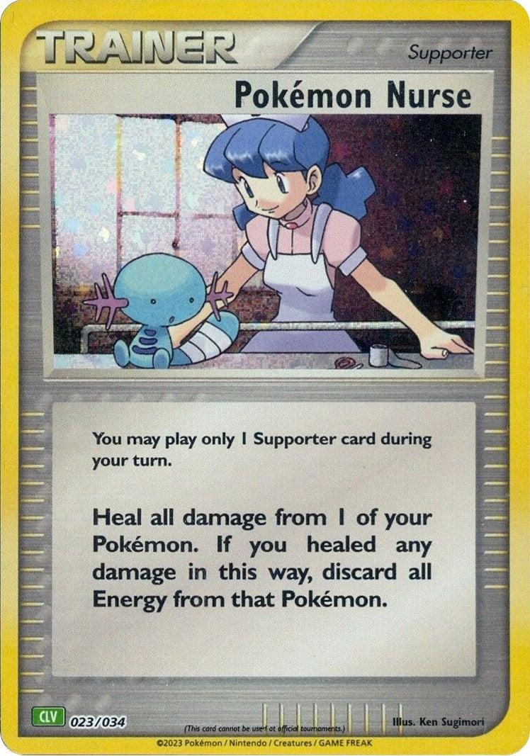 Pokemon Nurse (023/034) [Trading Card Game Classic] | Jack's On Queen