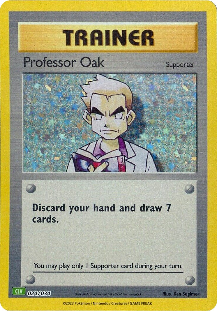 Professor Oak (CLV) [Trading Card Game Classic] | Jack's On Queen