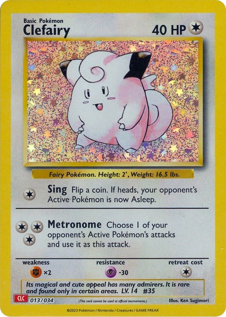 Clefairy [Trading Card Game Classic] | Jack's On Queen