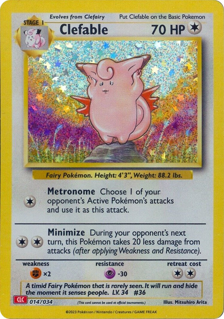 Clefable [Trading Card Game Classic] | Jack's On Queen