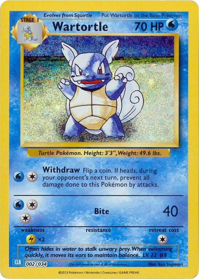 Wartortle [Trading Card Game Classic] | Jack's On Queen