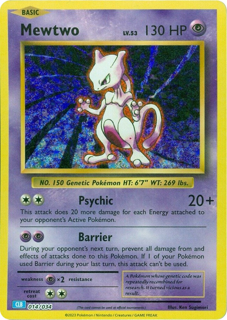 Mewtwo [Trading Card Game Classic] | Jack's On Queen