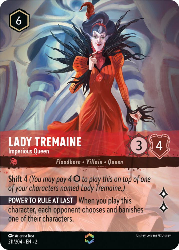 Lady Tremaine - Imperious Queen (Enchanted) (211/204) [Rise of the Floodborn] | Jack's On Queen